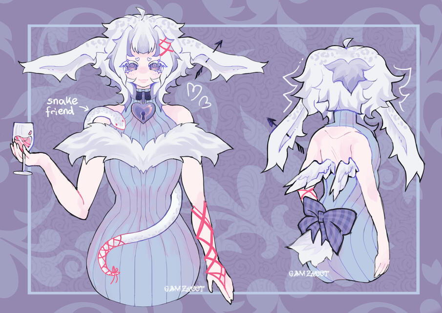 Halfbody front + back